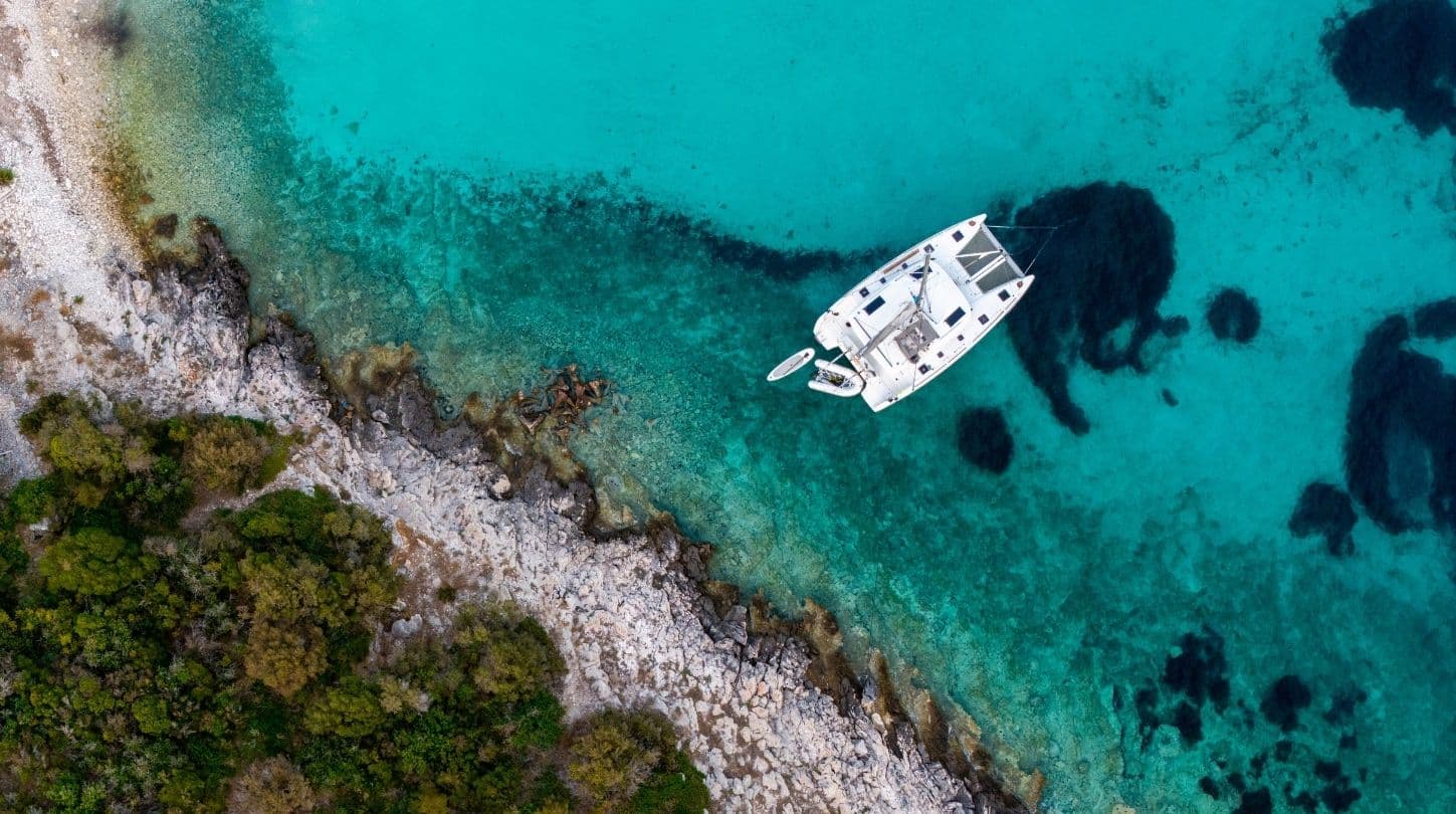 The catamaran Anemone, a Lagoon 40